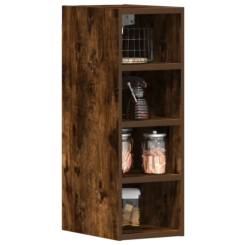 vidaXL Mobile Pensile “Riga” Rovere Fumo 20x29,5x60 cm