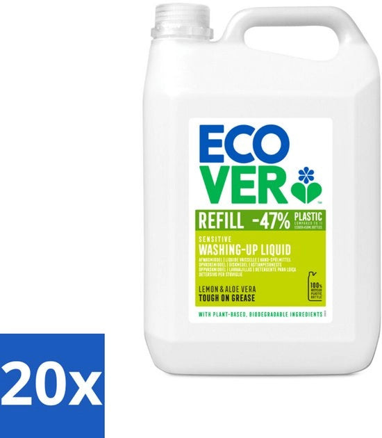 Detersivo in Bulk - Citronella & Aloe Vera - 5 litri - Confezione da 20 pezzi