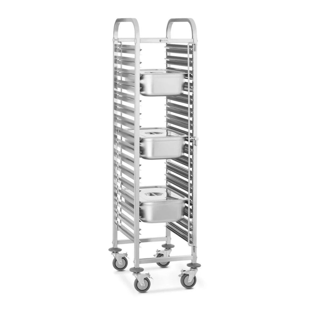 Carrello di trasporto per 16 contenitori GN in acciaio inox 14_0000960