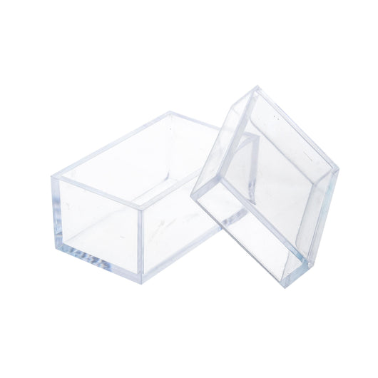 Set 24 Scatole Rettangolare in plastica Larghezza 8 cm