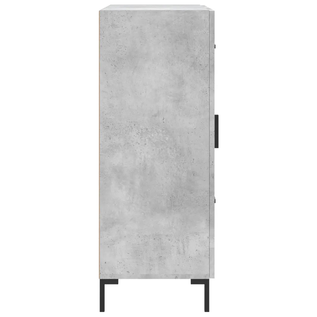 Credenza-Buffet-Armadio da cucina Grigio Cemento 69,5x34x90 cm in Legno Multistrato 489082