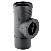 BRAGA 87  ° CON TAPPO ISPEZIONE AD INNESTO IN PP CON GUARNIZIONE SERIE SILENT -  EE ¸125  - GBR