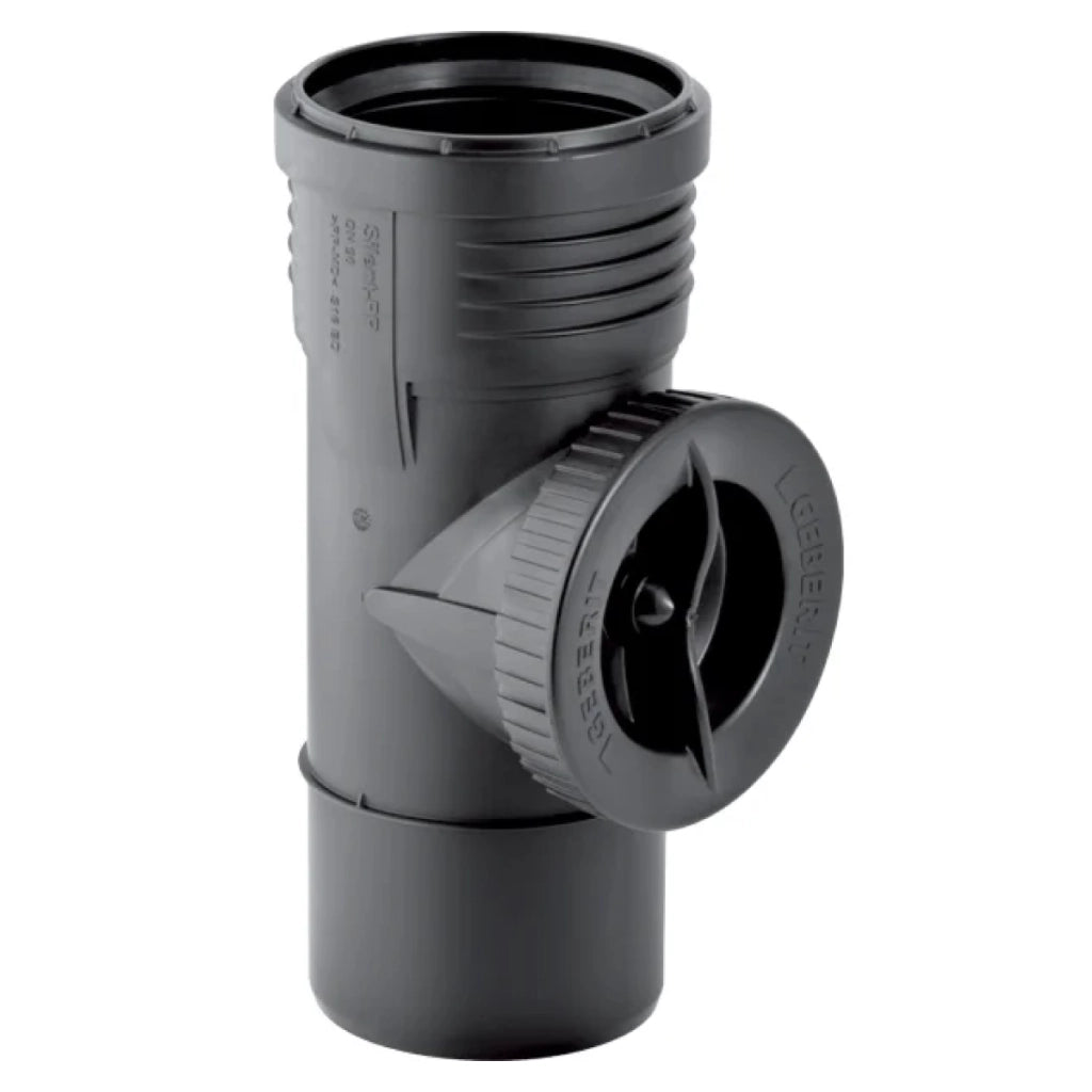BRAGA 87  ° CON TAPPO ISPEZIONE AD INNESTO IN PP CON GUARNIZIONE SERIE SILENT -  EE ¸125  - GBR