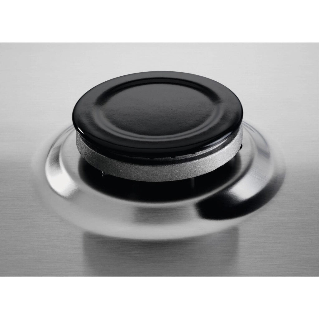 Electrolux EGS6414X Piano cottura a gas 60 cm 4 fuochi Wok multicorona 4000 W comandi laterali accensione elettronica Sicurgas colore Inox