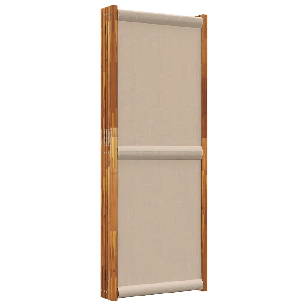 Divisorio Ambienti | Divider per stanze | Paravento a 5 Pannelli Tortora 350x180 cm