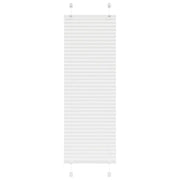 Tenda Plissettata Bianca 40x150 cm Larghezza Tessuto 39,4 cm
