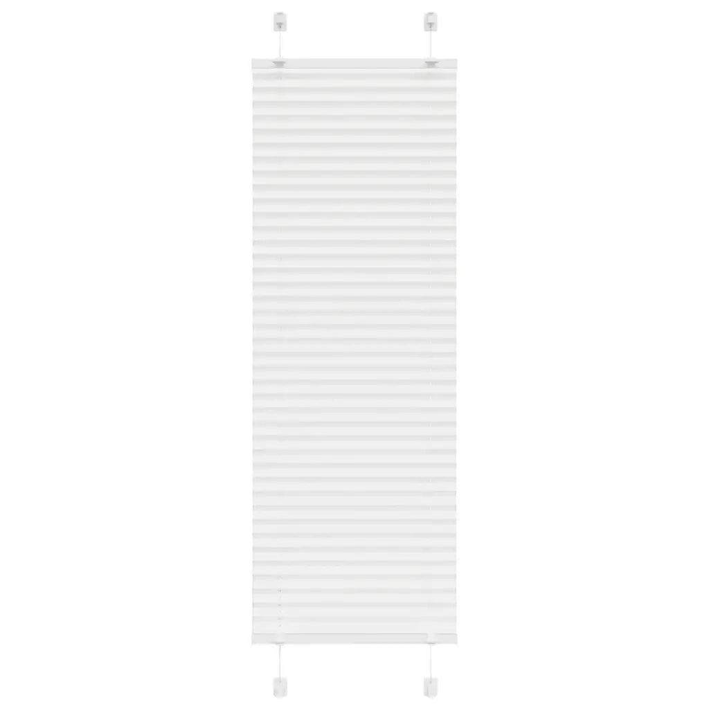 Tenda Plissettata Bianca 40x150 cm Larghezza Tessuto 39,4 cm