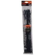 Trade Shop - Set 30pz Fascette Cavi Cavo Nero Stringenti In Plastica Nylon 3.6 X 350 Mm 92384 -