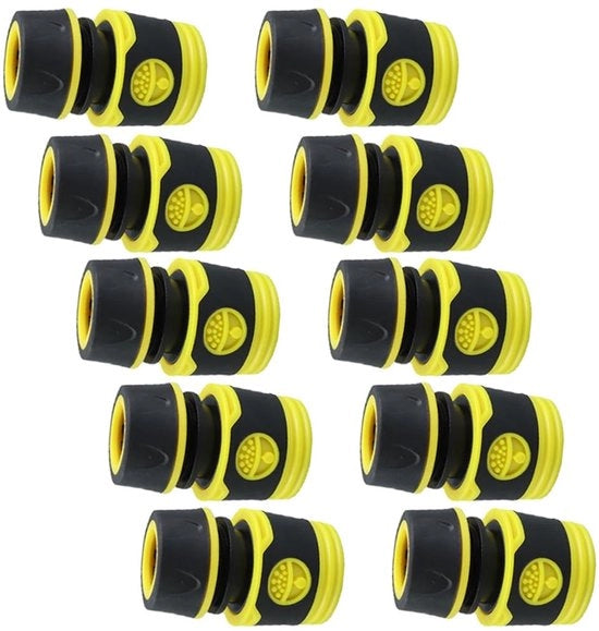Connettori per tubi di irrigazione - Connettori veloci per tubi di irrigazione - 10 pezzi - PVC