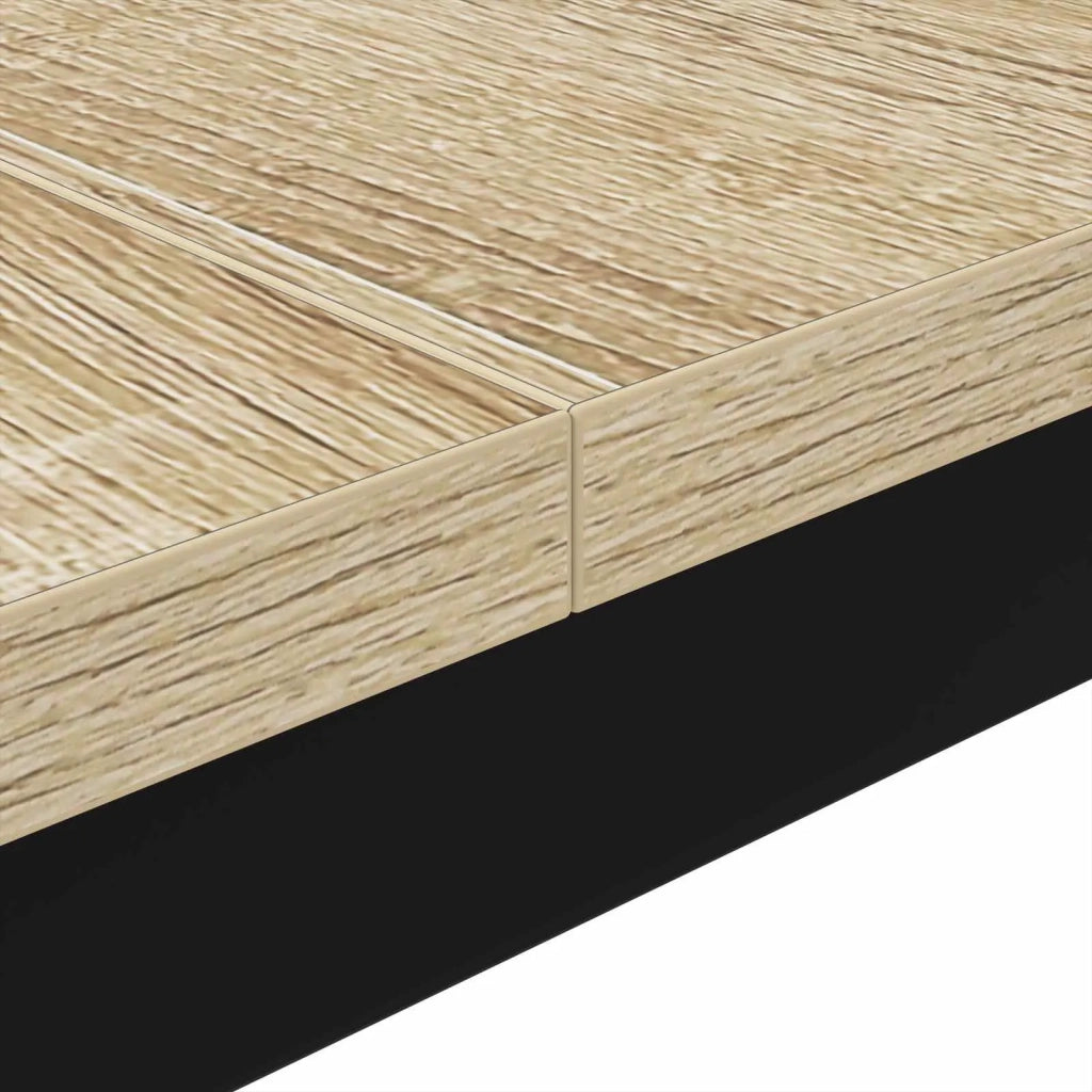 Tavolino da salotto Sonoma 100 x 100 x 45 cm Legno multistrato 892585