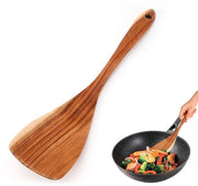 Spatola in legno termoresistente per cucina - 31,5x7,5 cm