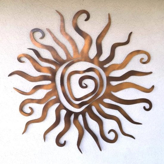 Decorazione a spirale per parete in legno reale 3D per interni ed esterni, ideale per regali e decorazione di parete.
