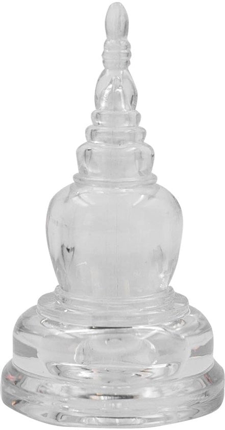 Decorazione per la Strada - Torre Acrilica Transparente - Buddha - Decorazione Elegante - Utilizzo Multifunzionale - Adatto per Templi - Rilassamento e Bellezza - Torre Decorativa