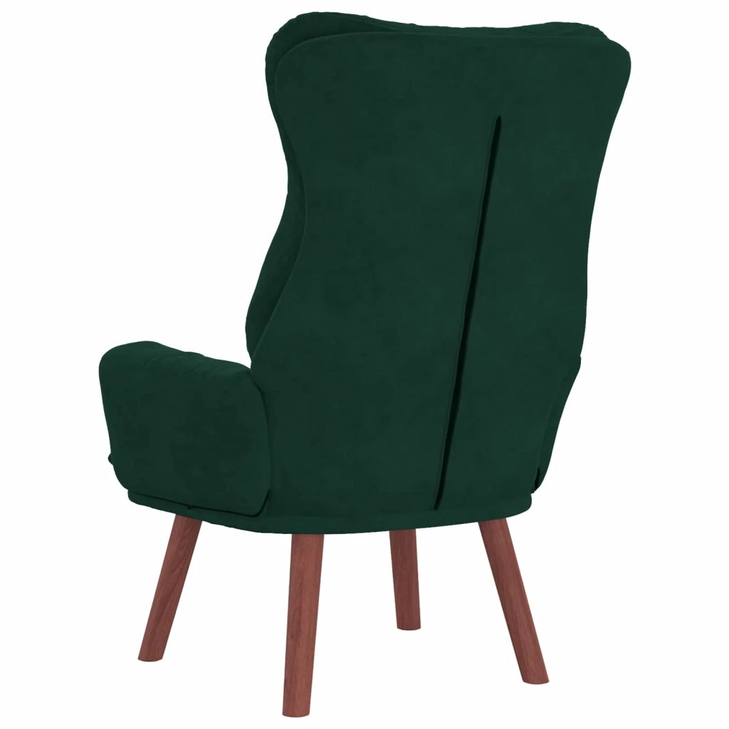 Divano Sedia-Poltrona Verde Scuro 69 x 74 x 93 cm Velluto 838344