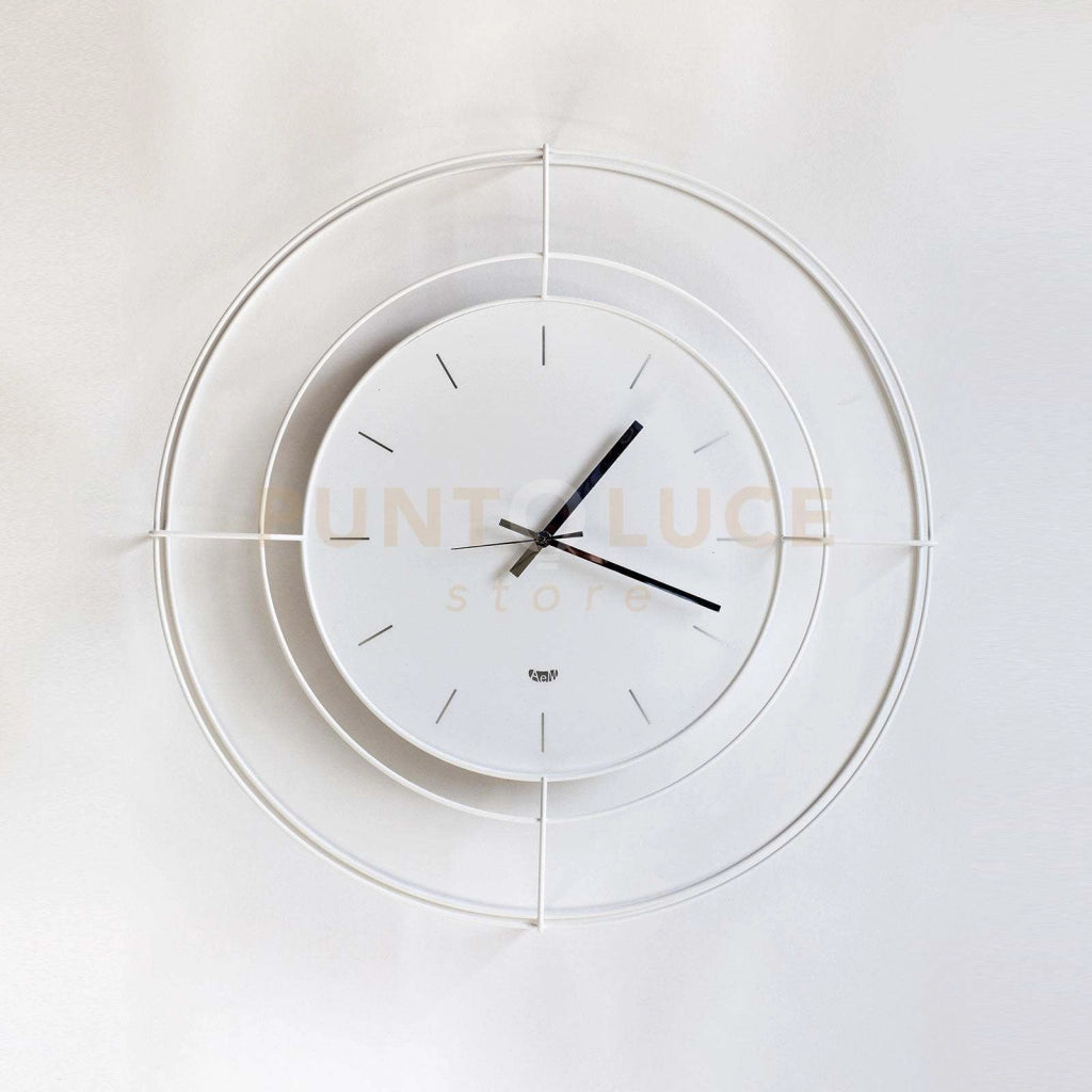 Orologio da parete contemporaneo Nudo piccolo Bianco