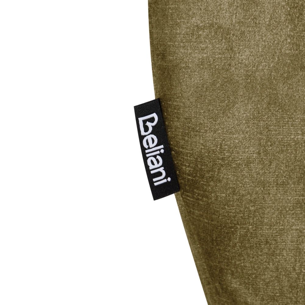 Set di 4 sedie da pranzo in velluto verde con gambe in ferro nero, girevoli a 180°, moderne e imbottite