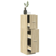 Armadietto da Farmacia Rovere Sonoma 30x41x118 cm in Truciolato 855162