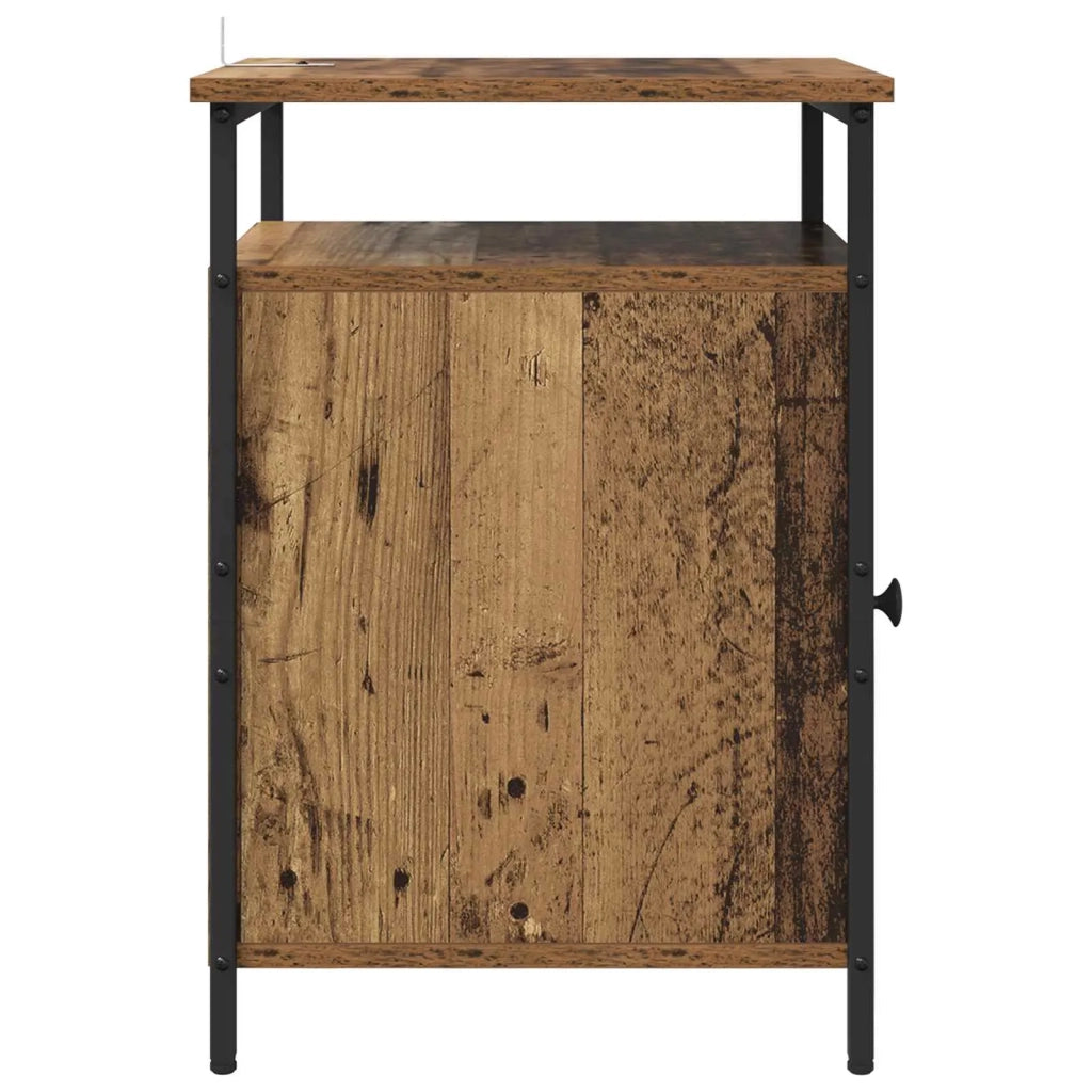 Armadio da Notte 2 pcs Legno vecchio 40 x 42 x 60cm 881807