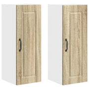 Pensile da cucina | Armadietto a muro PORTO 2 pz Rovere Sonoma 30 x 31 x 80 cm