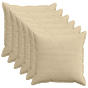 Federa 6 pz HOUTEN Grigio Verde Chiaro 80 x 80 cm corduroy 921646