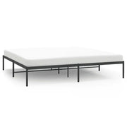 Letto matrimoniale | Letto per adulti | Giroletto Metallo Nero 180x200 cm