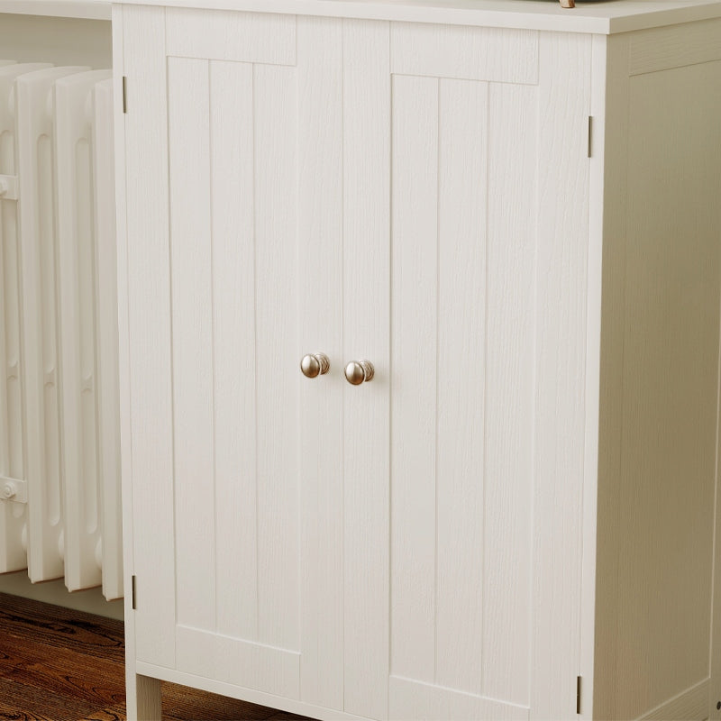 ARMADIO A SCAFFALE COMÒ PER BAGNO INGRESSO 2 ANTE BIANCO ALTO