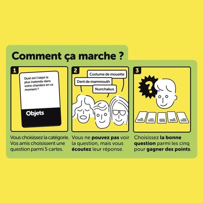 Domande folli da fare ai tuoi amici - Gioco di società - MEGABLEU - Età 14+