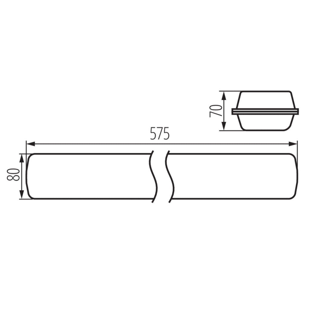 Kanlux MAH 22606 plafoniera LED 19W 2400lm 4000K IP65