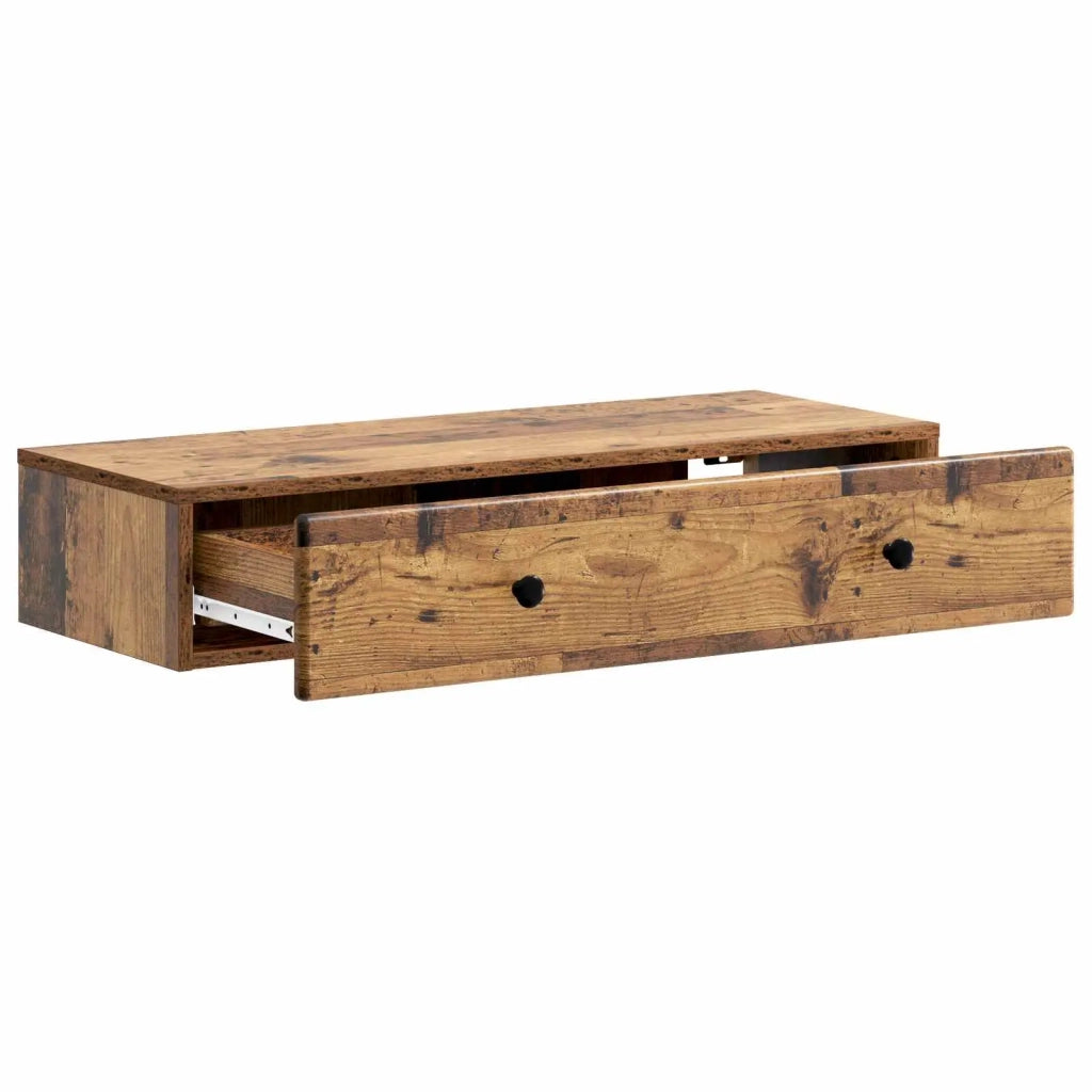 Tavolino da Parete Laterale Legno antico 87,5 x 34,5 x 17 cm 899183