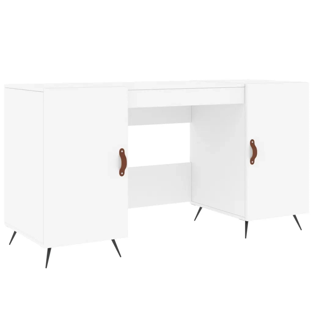 Scrivania Bianca 140x50x75 cm in Legno Multistratocod mxl 112613