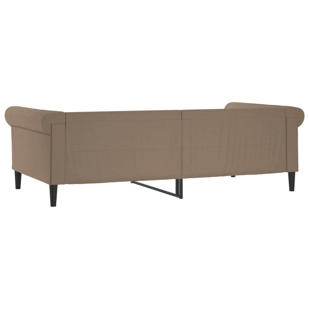 Letto da Giorno Cappuccino 100x200 cm in Similpelle
