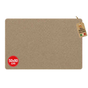 Akitaink Tappeto Multiuso in Microfibra 50x80 cm Beige