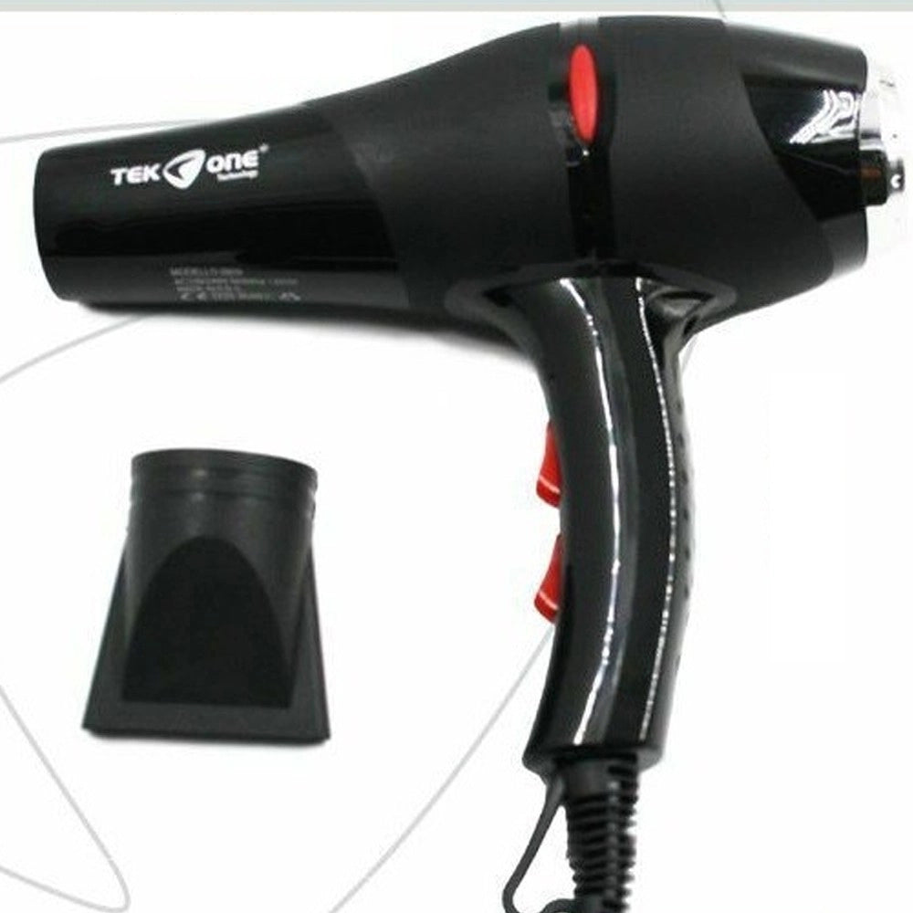 Trade Shop - Asciugacapelli Phon Tekone 5809 Professionale 2in1 Beccucci 2 Velocità 950w -