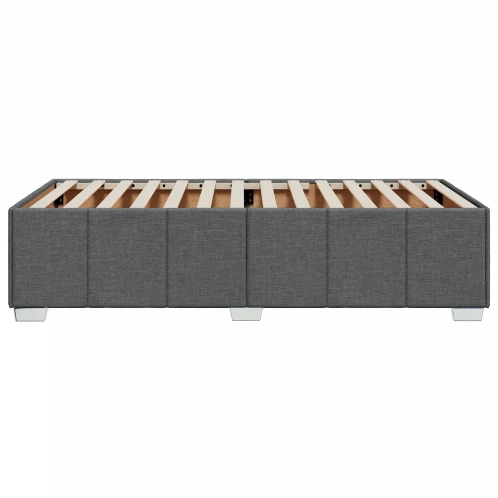 Giroletto senza Materasso Grigio Scuro 80x200 cm Tessuto