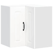 Pensile angolare da cucina dal design moderno spazioso 57 x 57 x 60 cm in legno composito bianco 02_0050022