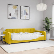 Letto da Giorno Giallo 90x200 cm in Velluto 354063