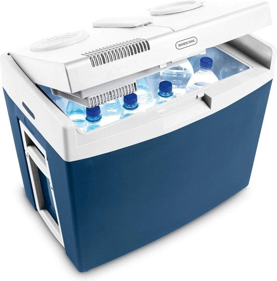 Mini frigorifero portatile 34 Litri 12 V DC e 100-240 V AC - Mini frigorifero per auto, camion, barca e uso domestico