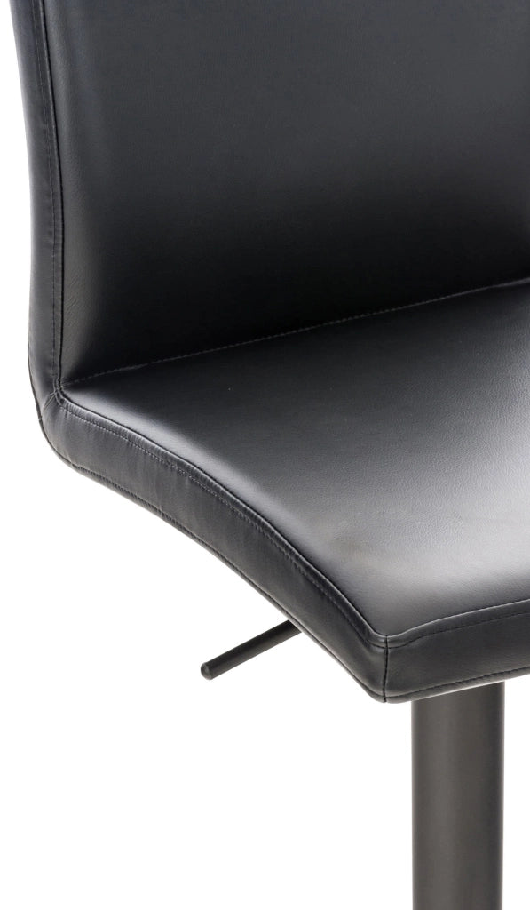 2er Set Barhocker Cadiz Kunstleder schwarz