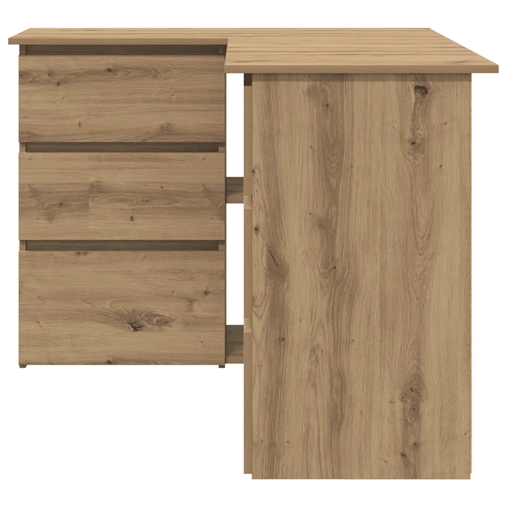 Scrivania Angolo Rovere Artigianale 145x100x76 cm Truciolato 855963