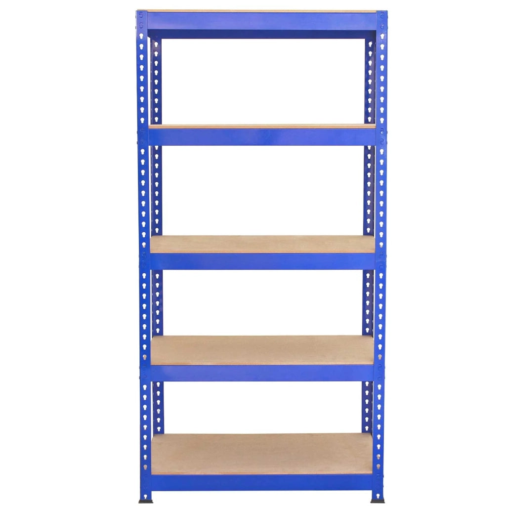 Set da 5 Scaffali Metallici  90x50x180 cm Portata 200 kg per Ripiano