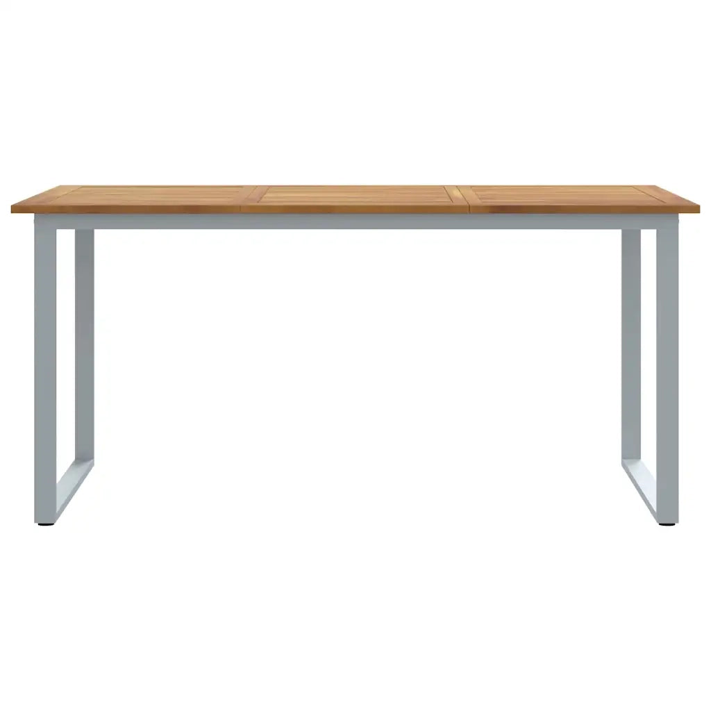 Tavolo da Giardino Grigio 160 x 80 x 75 cm 4010595