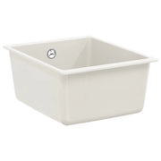 Lavello Bianco 370 x 460 mm 80% Quarzo e 20% Resina
