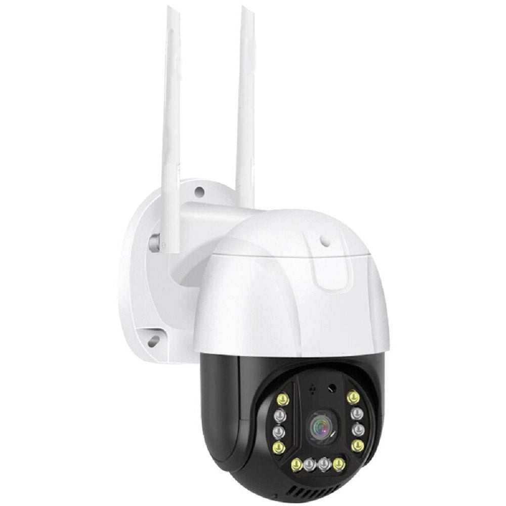 Trade Shop - Telecamera Ptz Panoramica Smart Ip 1080p Q-s902 Wifi 2k Hd Sorveglianza Sicurezza -