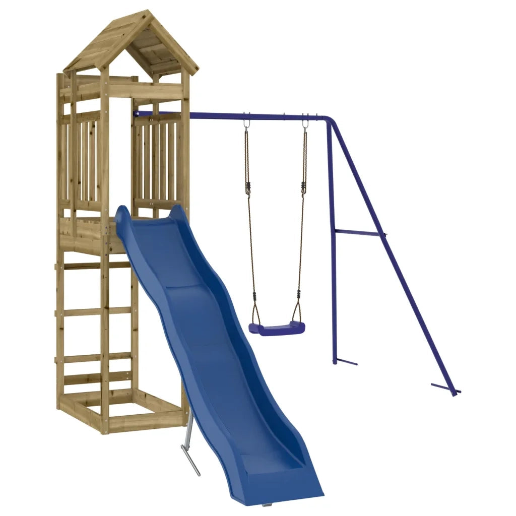 Set da Gioco da Esterno in Legno di Pino Impregnato 3156951