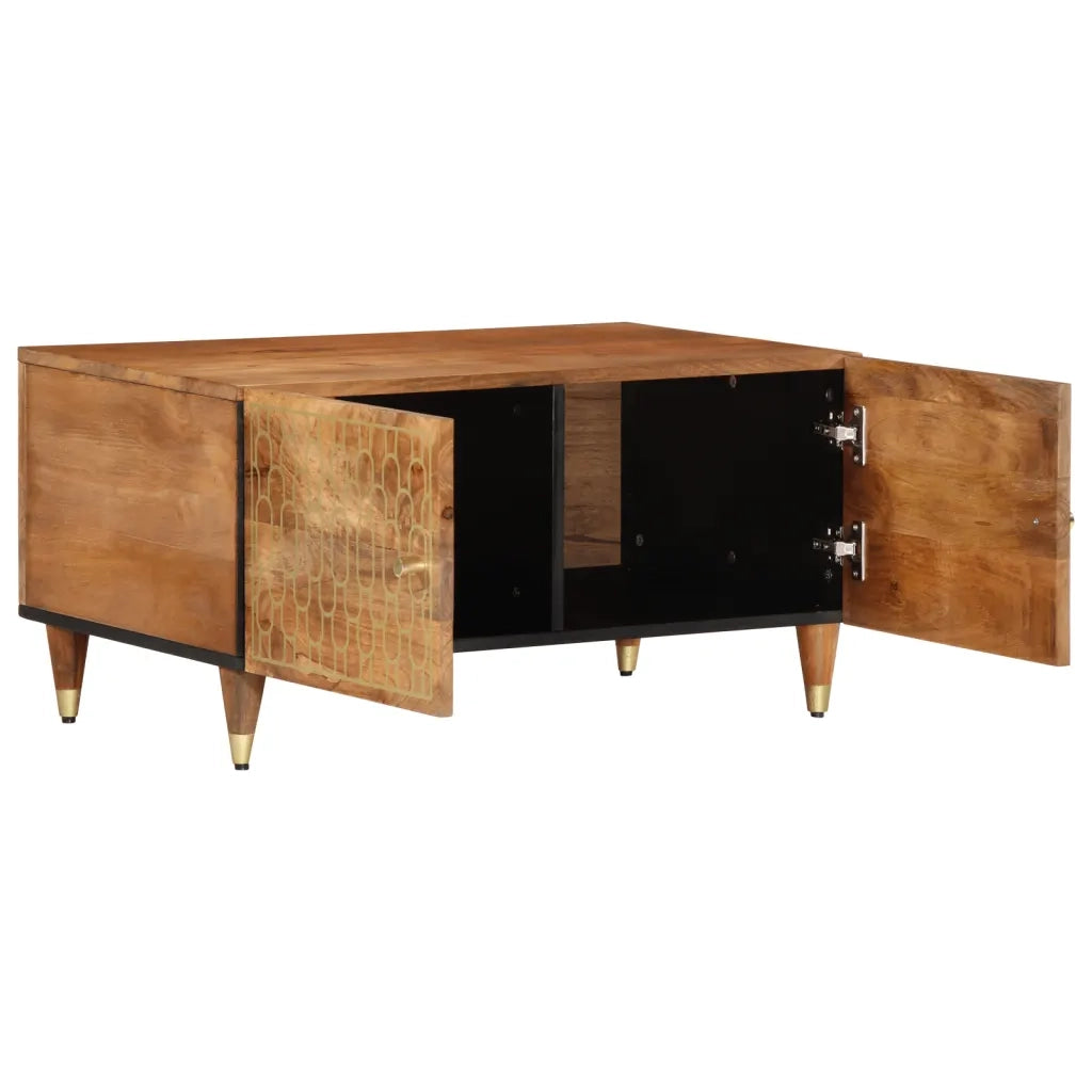 vidaXL Tavolino da Salotto 80x50x40 cm Legno Massello di Mango
