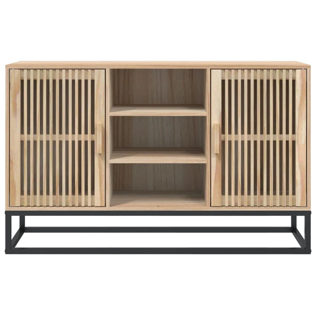 Buffet credenza cassettiera armadio mobile contenitore organizer per cucina soggiorno salotto 105 x 30 x 65 cm legno ingegnerizzato marrone 02_0029503