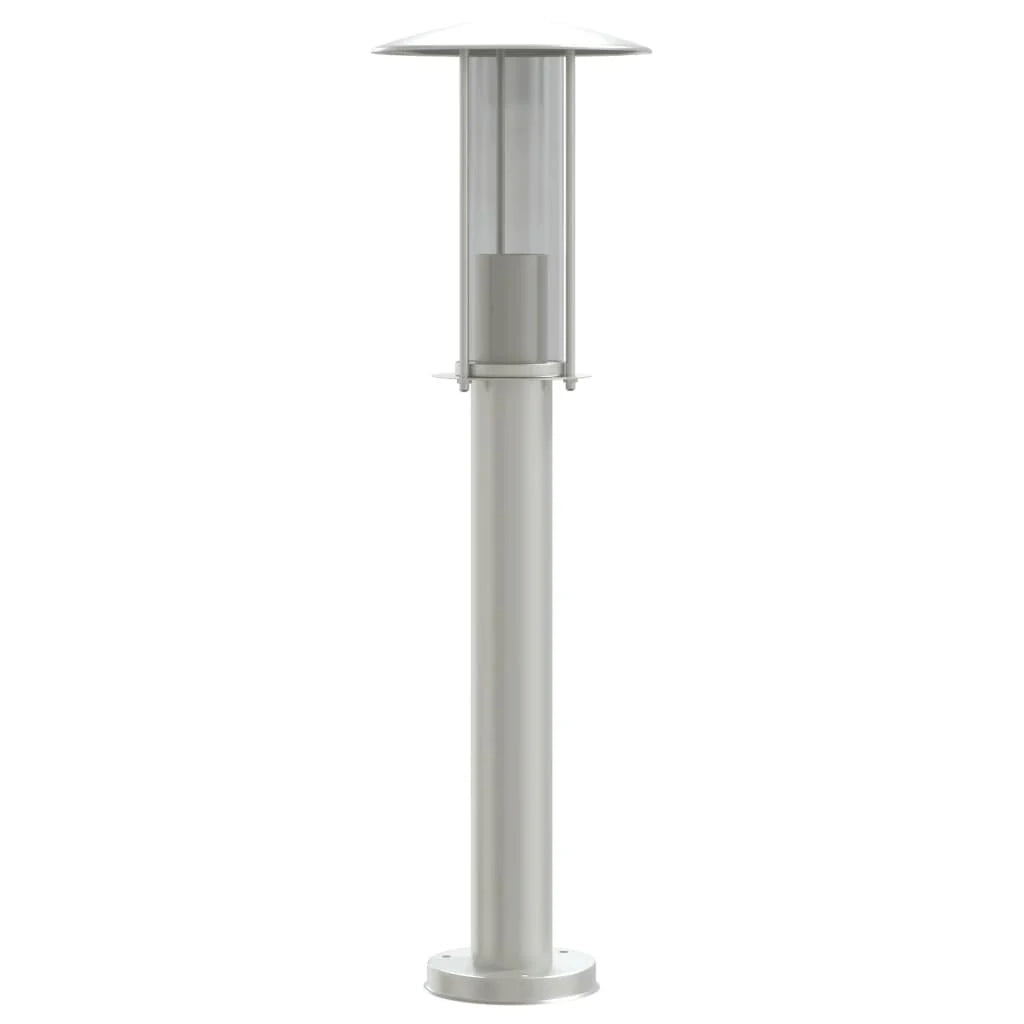 Lampada da terra per esterni in argento 60 cm in acciaio inox Argento 02_0042518