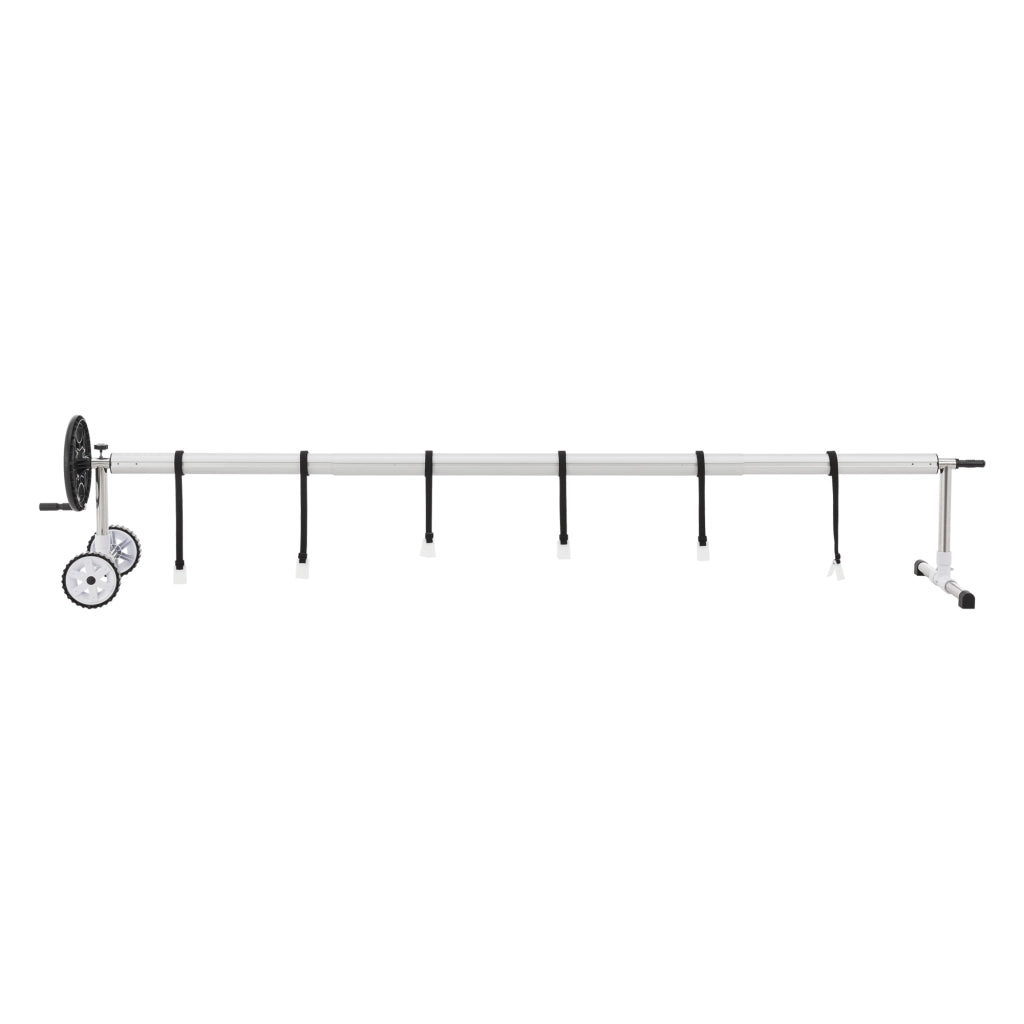Avvolgitore Mobile 'Amorgo' per Telo da Piscina e Solare, Barra Telescopica Regolabile tra 300 - 630 cm [en.casa]