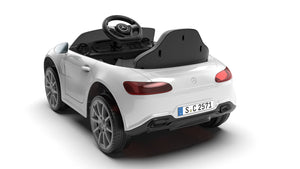 Macchina Elettrica per Bambini 12V con Licenza Mercedes CLS Small Bianco