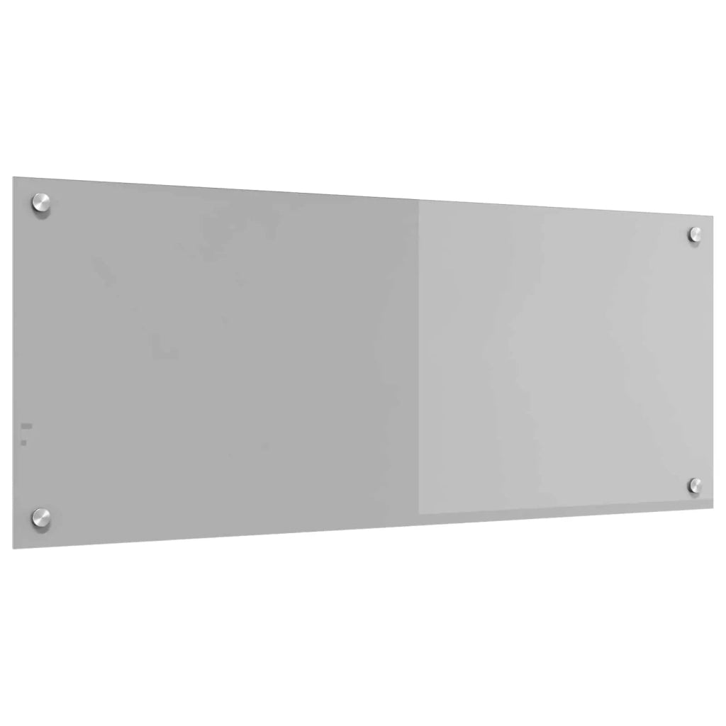 Schienale da cucina Grigio chiaro 100 x 40 cm vetro temperato 42001235